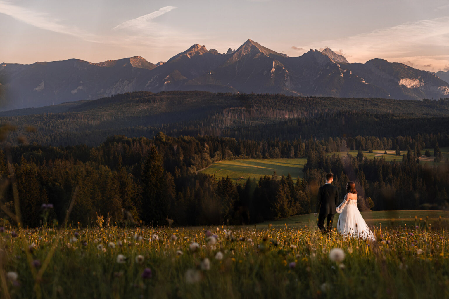 Przełęcz nad Łapszanką Sesja Izy i Sławka